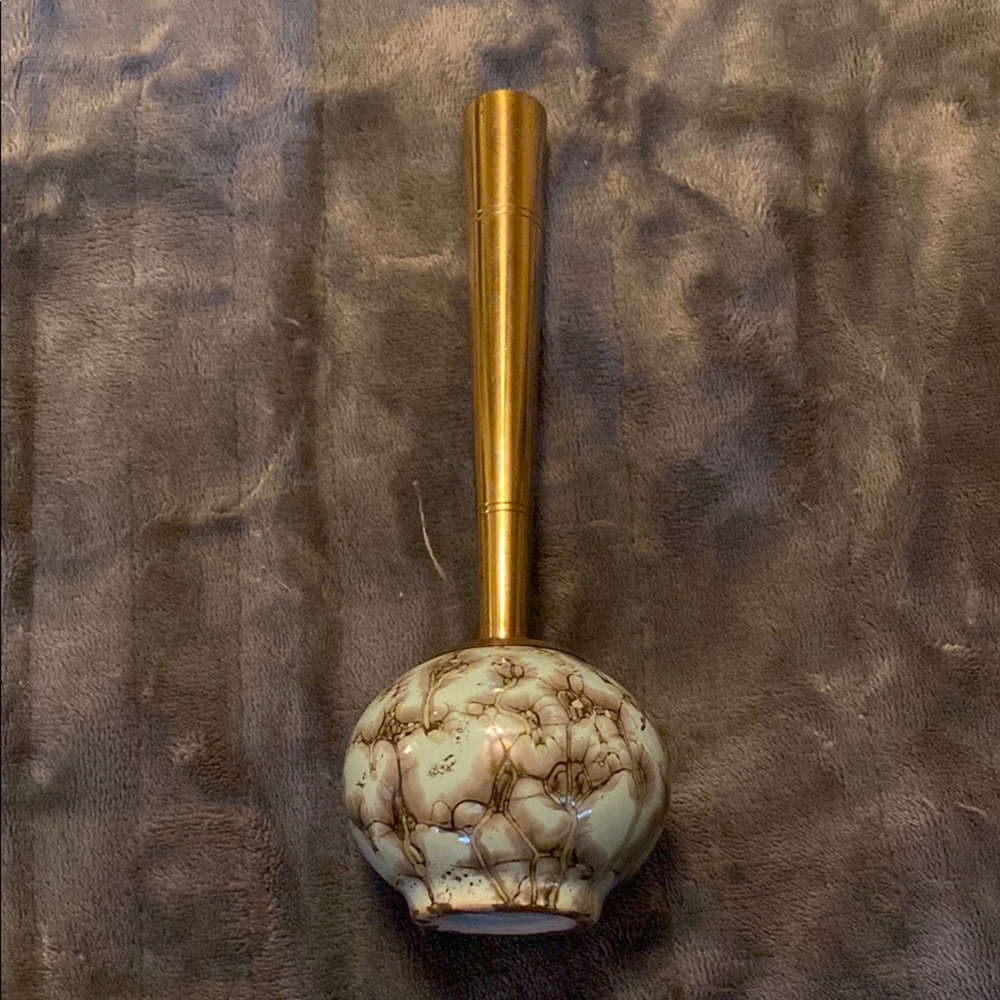 Antique table decor/vase